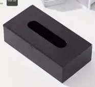 حامل مناديل اسود