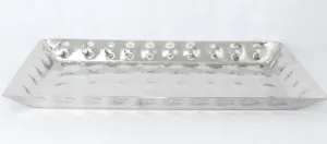 صحن استيل مطروق 55×30
