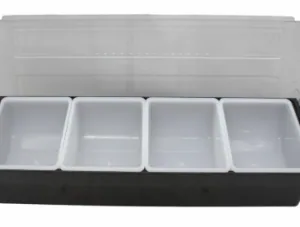 علب بهارات بلاستك 4 خانة