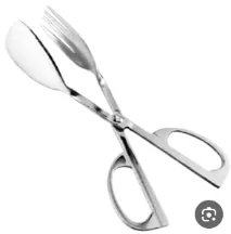 ملقاط بوفيه استيل مقص شوكة